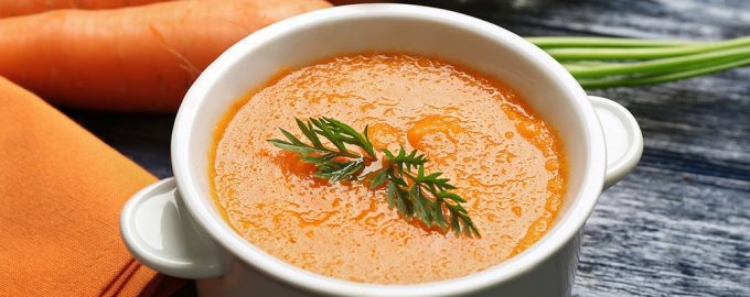 Kreminė morkų sriuba su čiobreliais